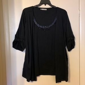 Maurices 3X Layered Look blouse